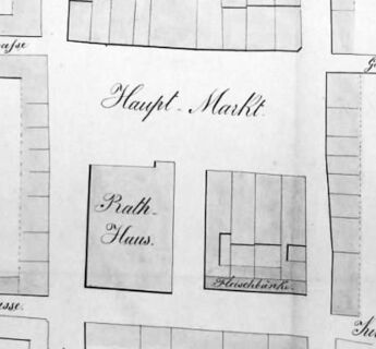 historischer Marktplan